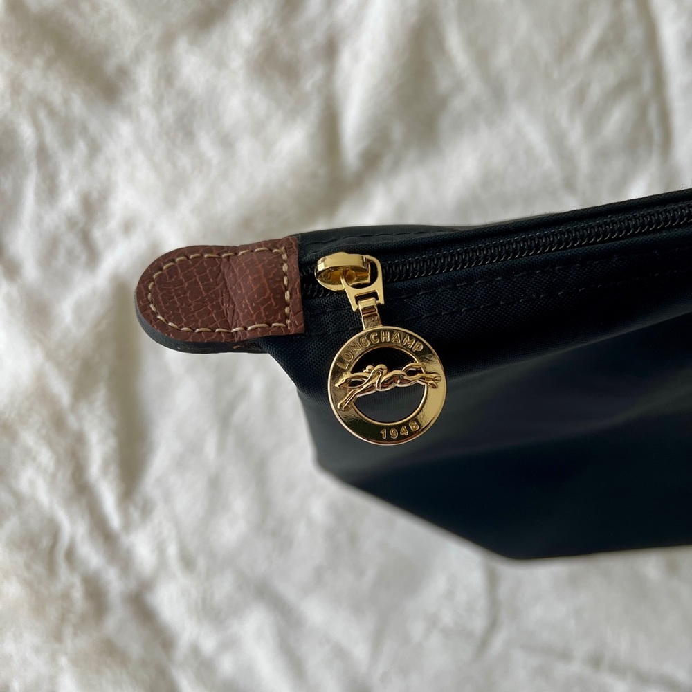 Longchamp Le Pliage Original L Black and Brown Tote Bag - Picture 5 of 10